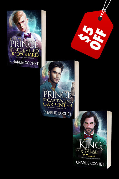 Paranormal Princes Complete Series Signed Paperback Bundle