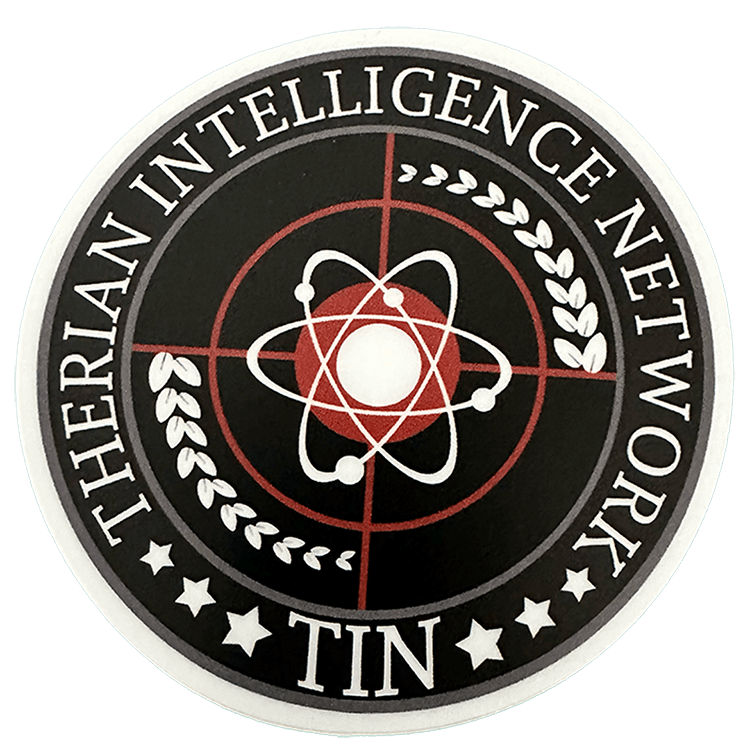 TIN Logo Matte Vinyl Sticker