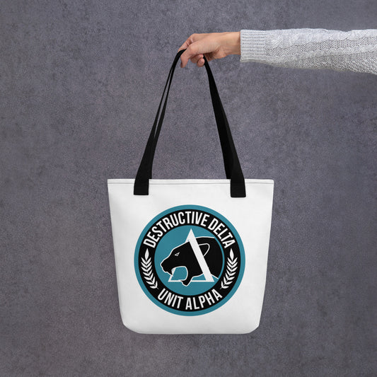 Destructive Delta Tote bag