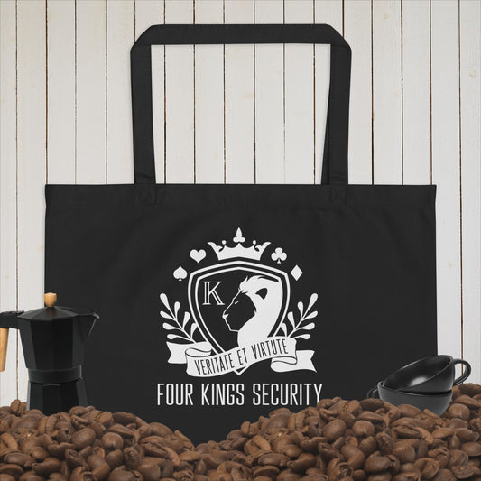 Four Kings Security Large organic tote bag
