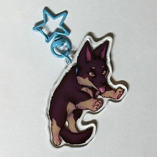 Four Kings Pups Keychain - Cocoa