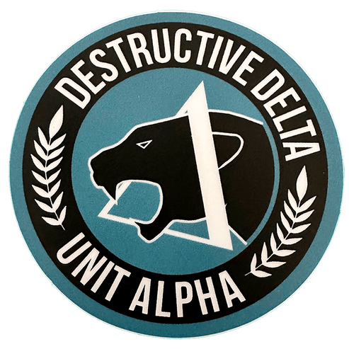 THIRDS Destructive Delta Logo Matte Vinyl Sticker – Charlie Cochet