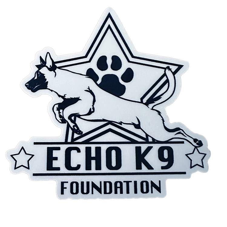 Echo K9 Logo Vinyl Sticker