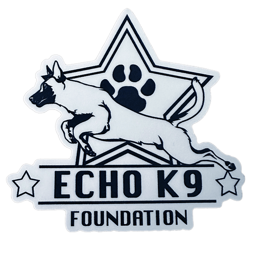 Echo K9 Logo Vinyl Sticker